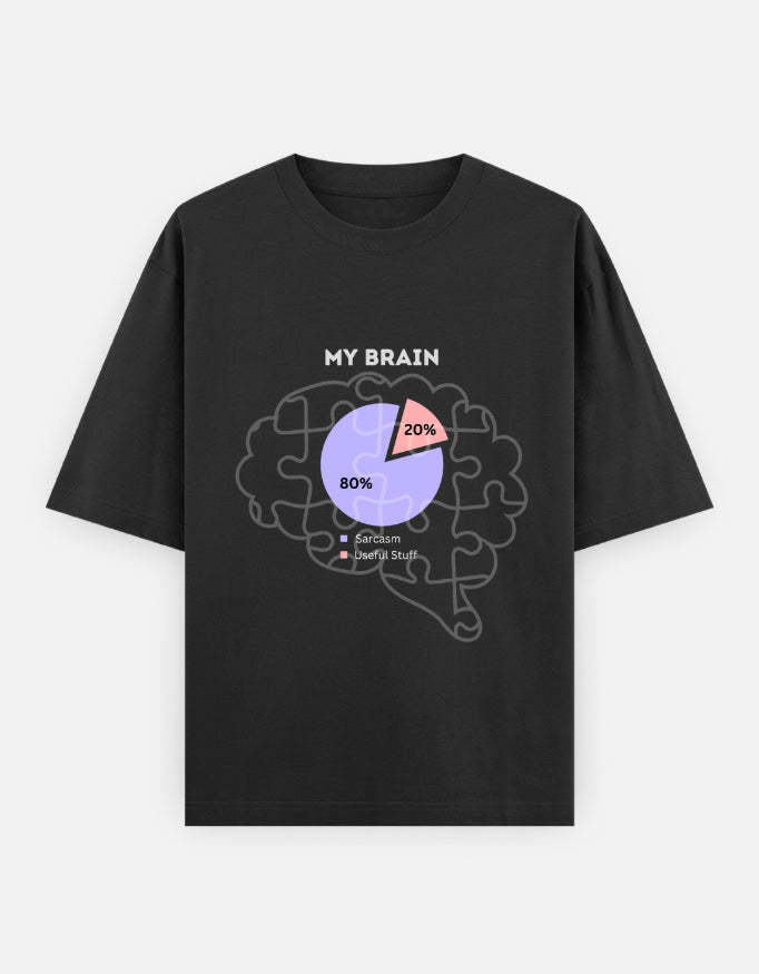 Sarcasm & Useful Stuff Oversized Fit Tee