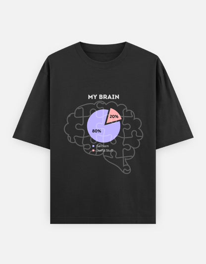 Sarcasm & Useful Stuff Oversized Fit Tee